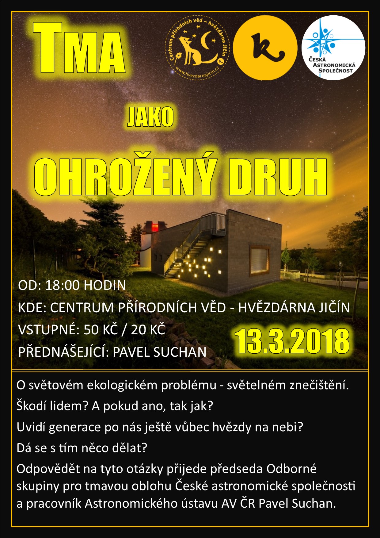 tma jako ohrozeny druh