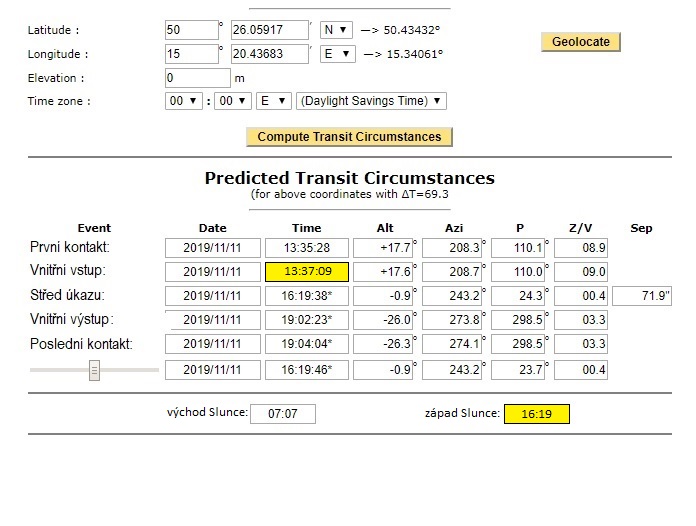 tranzit merkuru Jičín data kopie