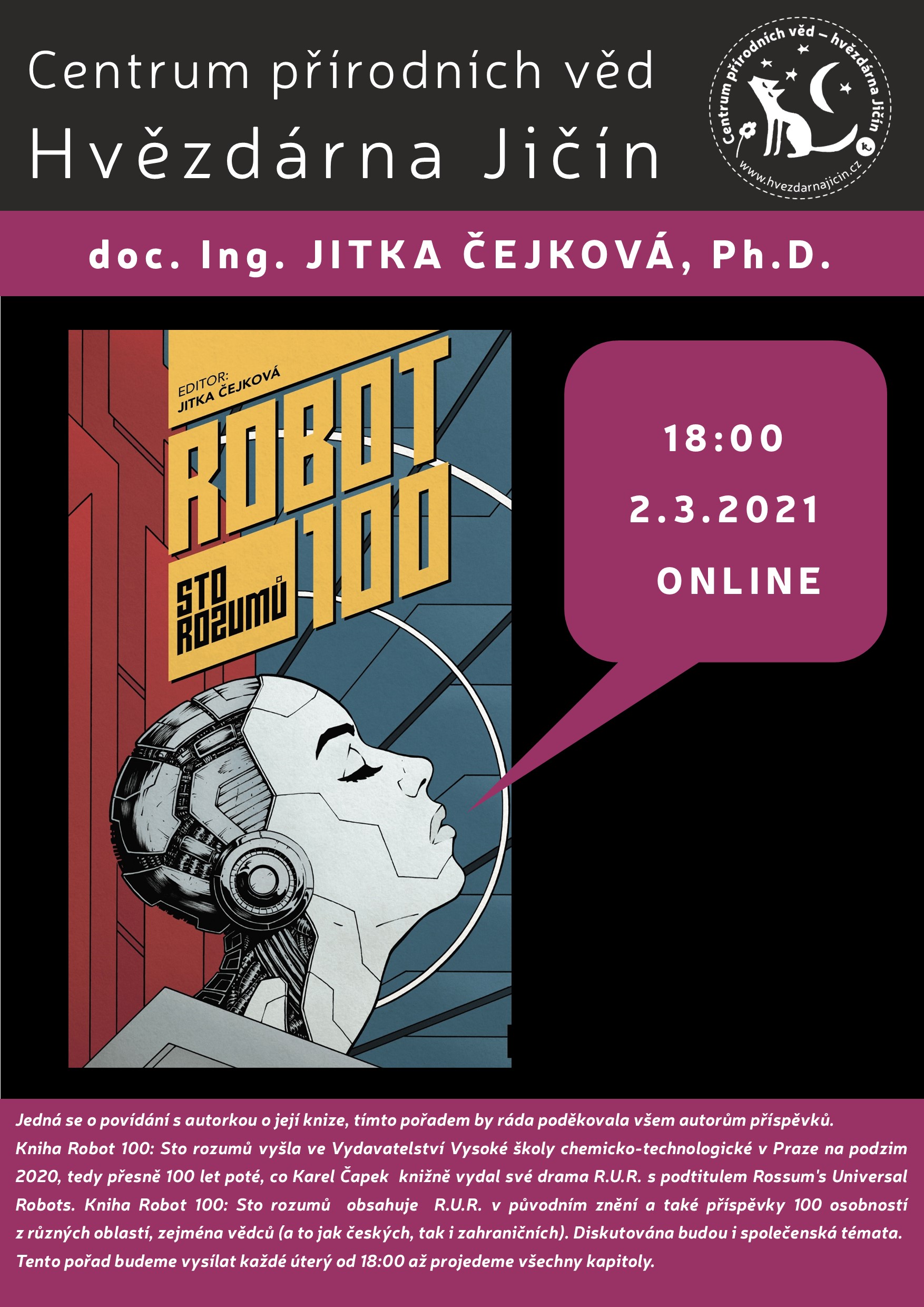 robot 100 plakat