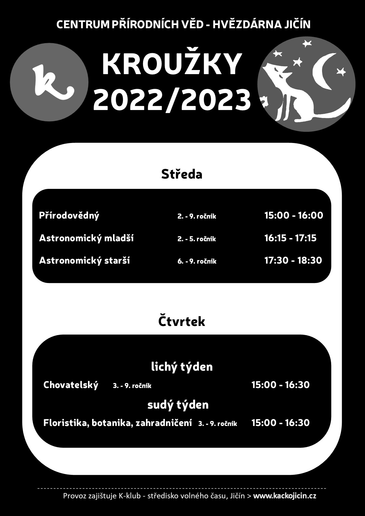 KROUŽKY 2022 23
